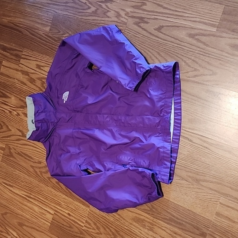 Purple north face windbreaker 10/12‎